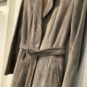 Women’s Suede Trench Coat